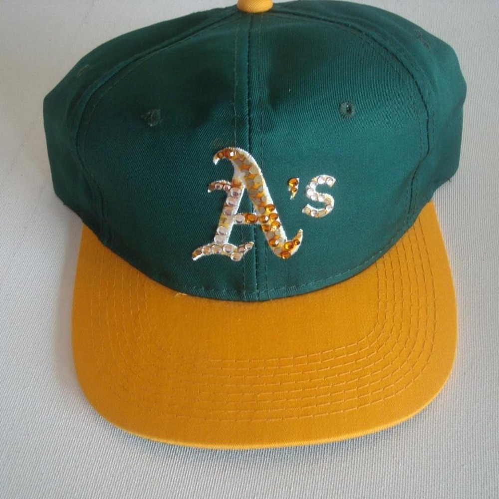 OAKLAND A'S G-CAP SNAPBACK HAT CAP VINTAGE 00S Y2K B3